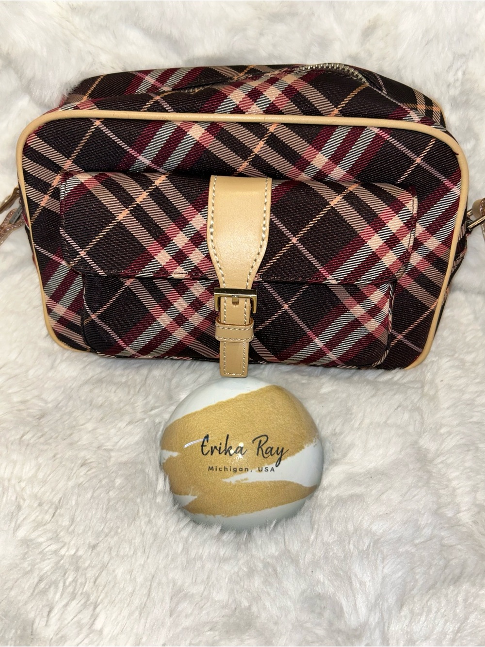 Burberry Plaid Crossbody Bag- BEAUTIFUL CONDITION - Picture 2 of 16